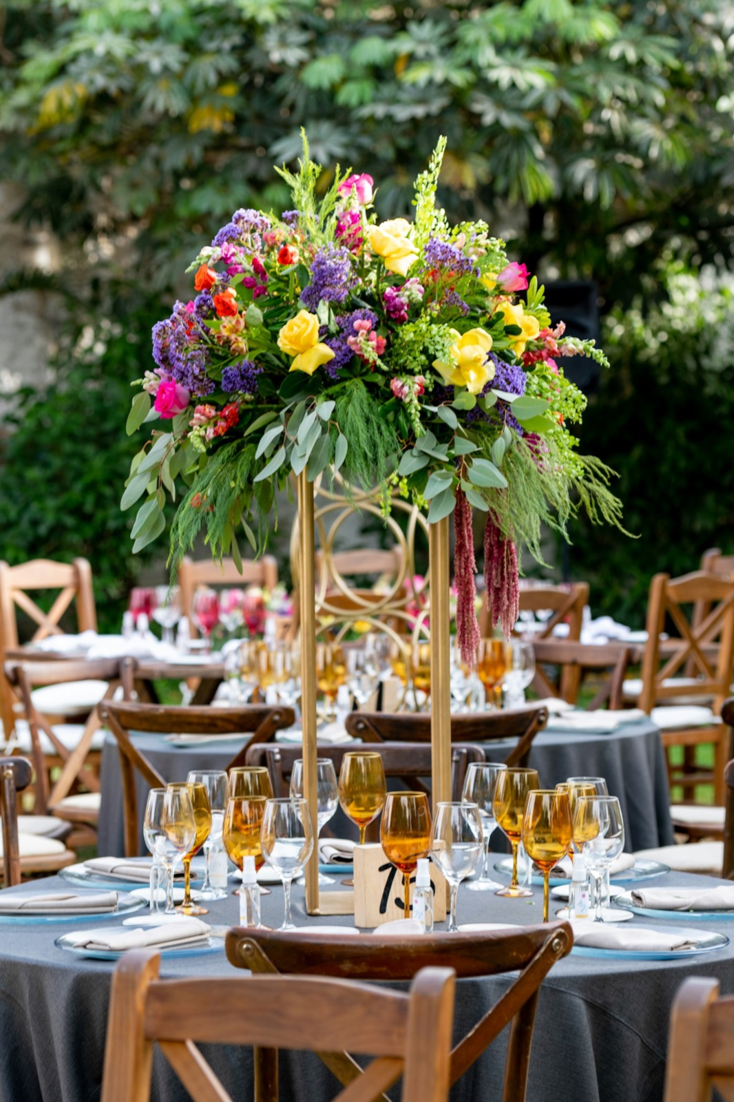 Floral styling detail