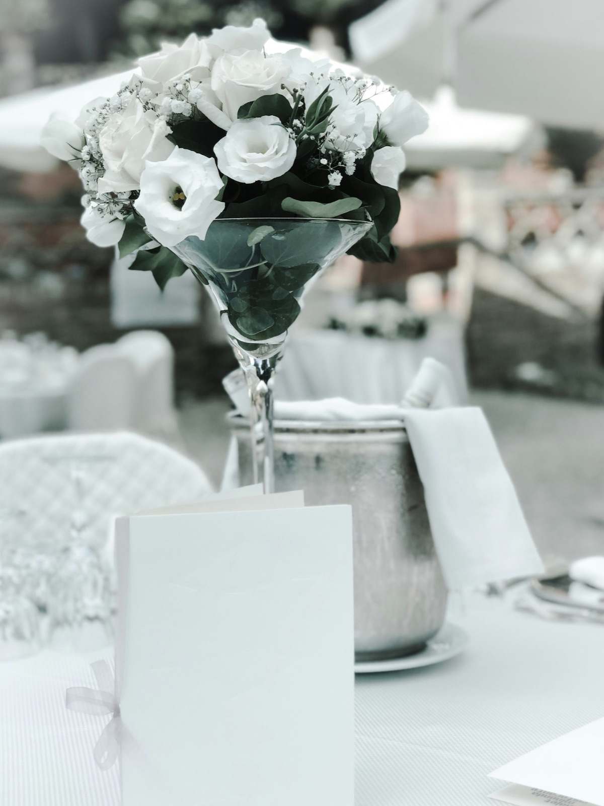 Wedding table centerpiece