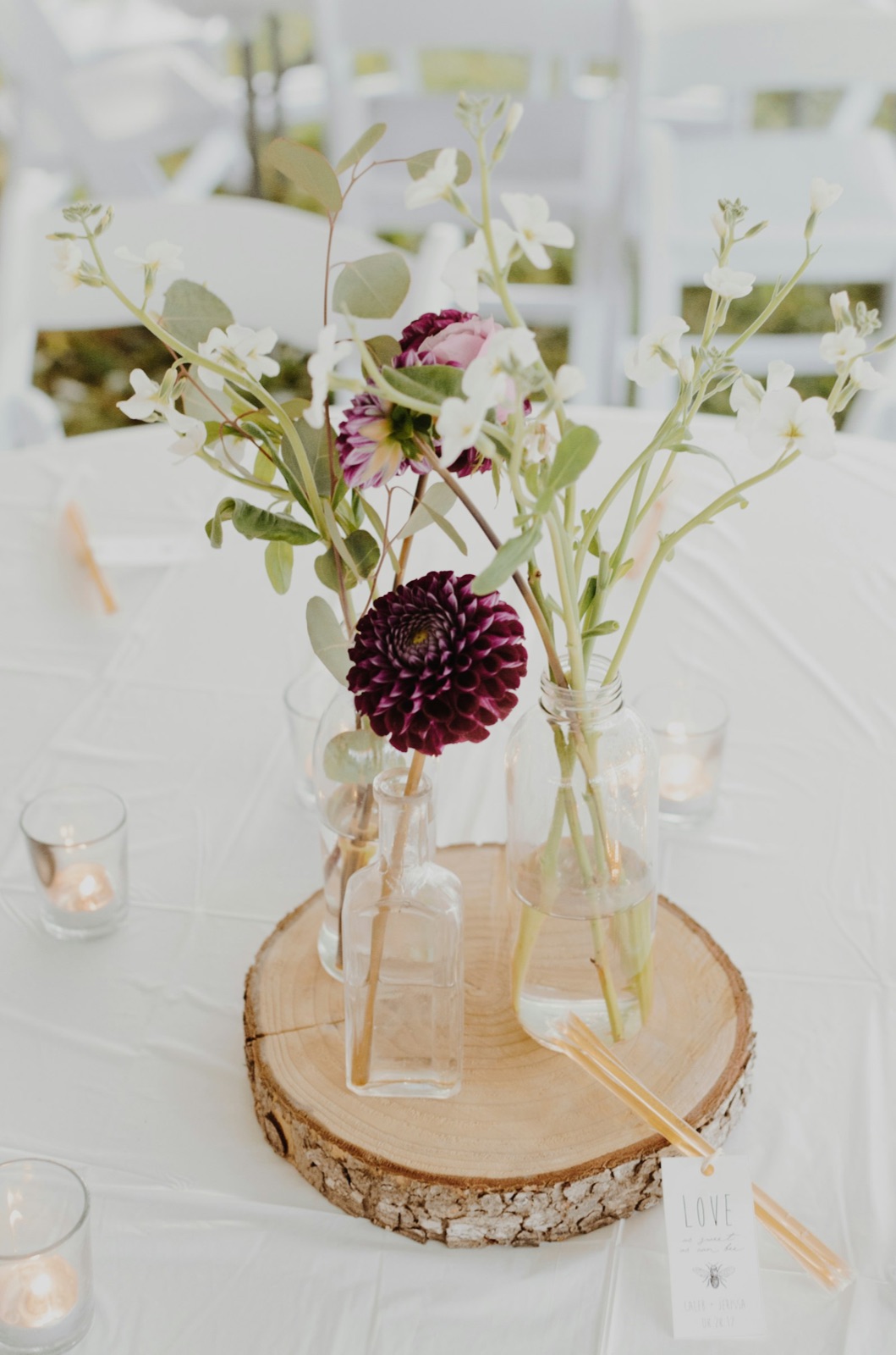 Château wedding floral styling